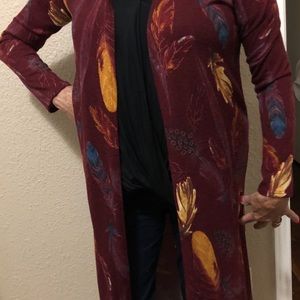 Burgundy duster new